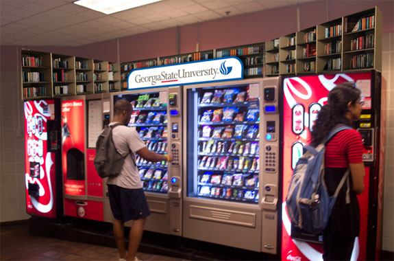 GSU Library Vending After Area Treatment