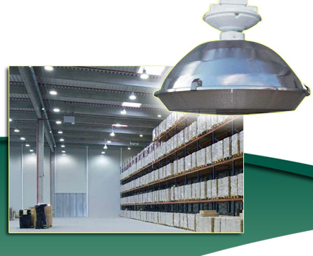 Change the high-pressure sodium to magnetic induction lighting in your warehouse